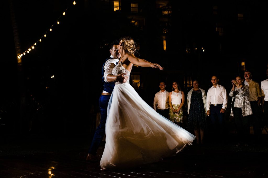 first dance at hyatt maui for wedding
